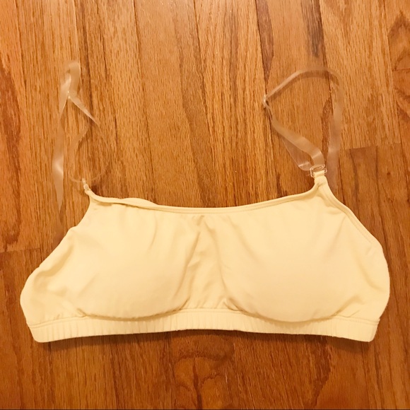 cheer bras with clear straps